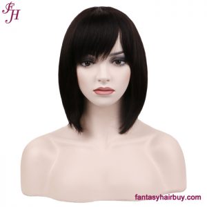 machine made human hair wig