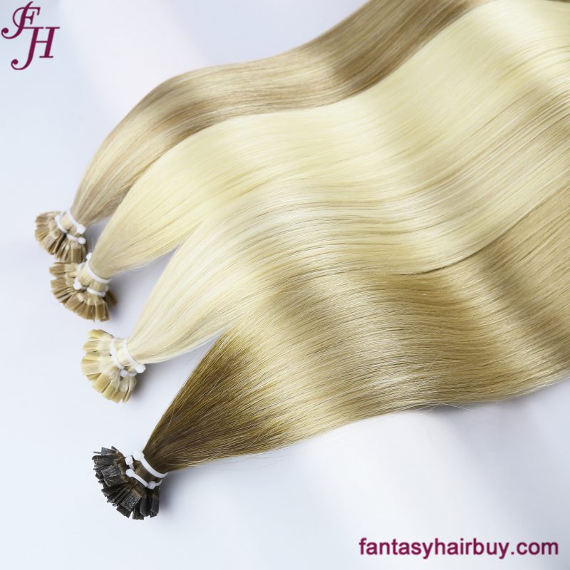 keratin flat tip hair extension