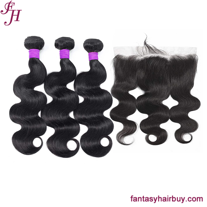 body wave bundle with frontal