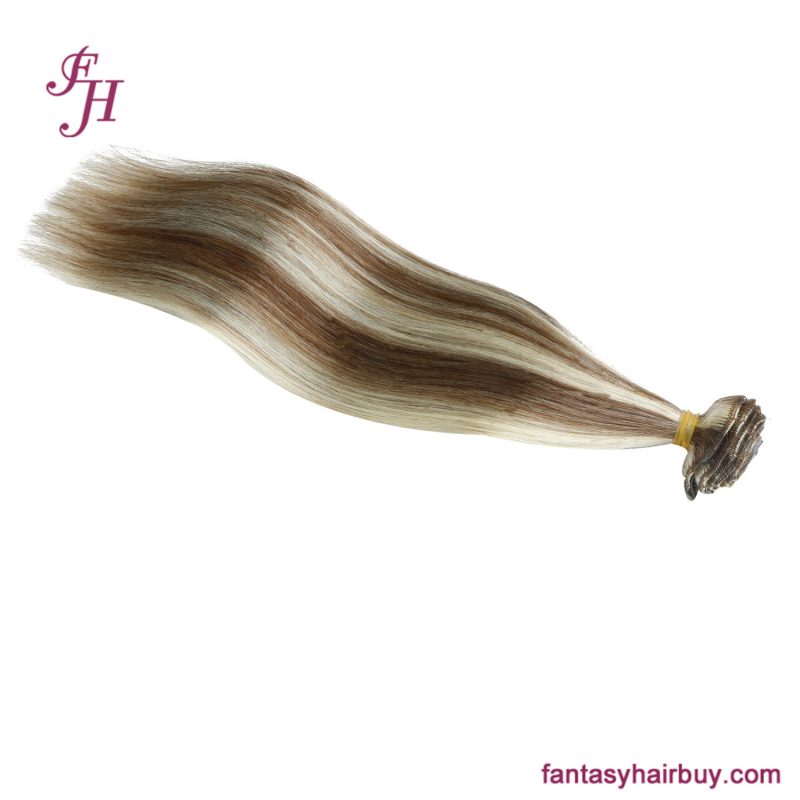 hair extensions clip in menselijk natuurlijk haar zwart