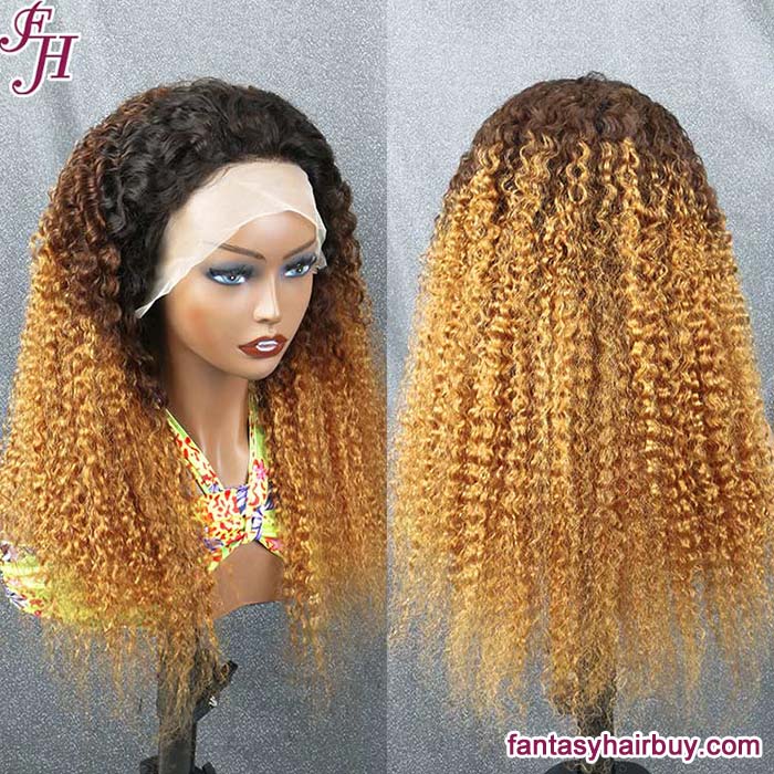 ombre color hair wig