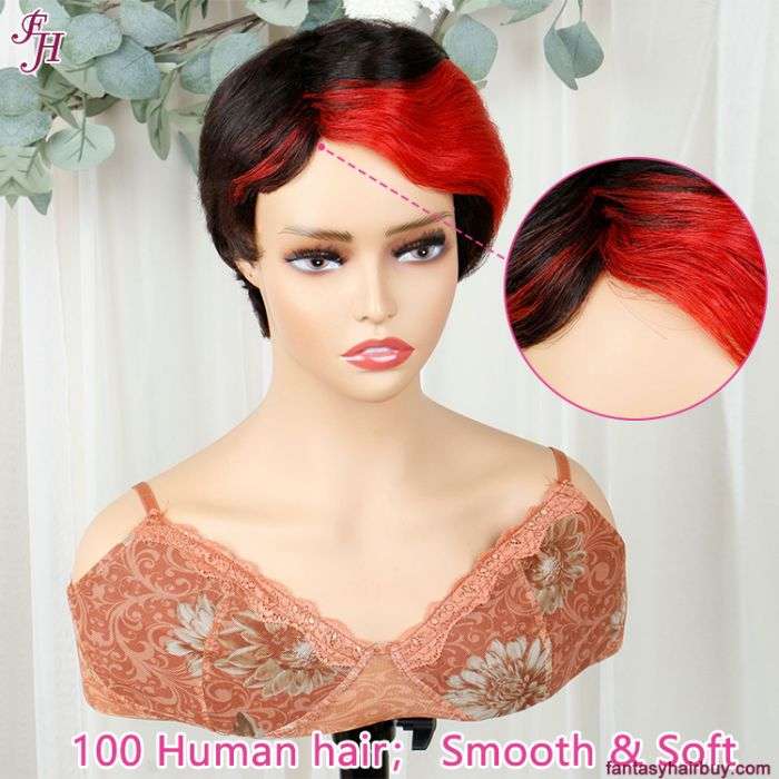 machine made short wig