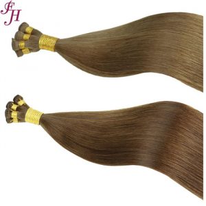 hand-tied weft hair