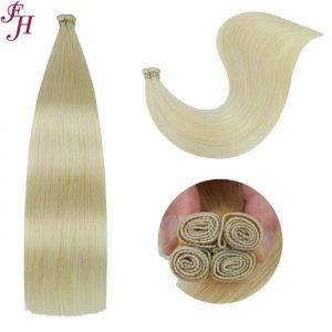hand tied weft hair extension