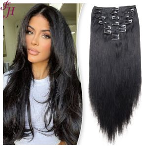 clip in hair extensions 100human hair