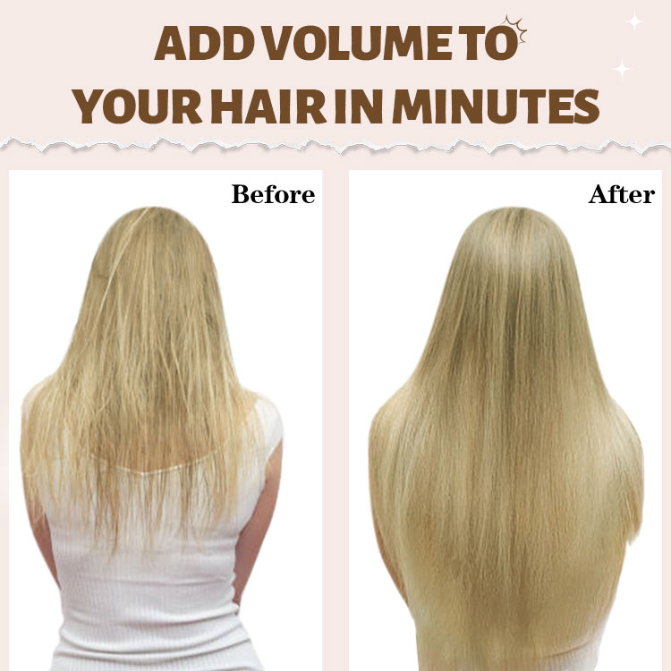 human hair clip hair
