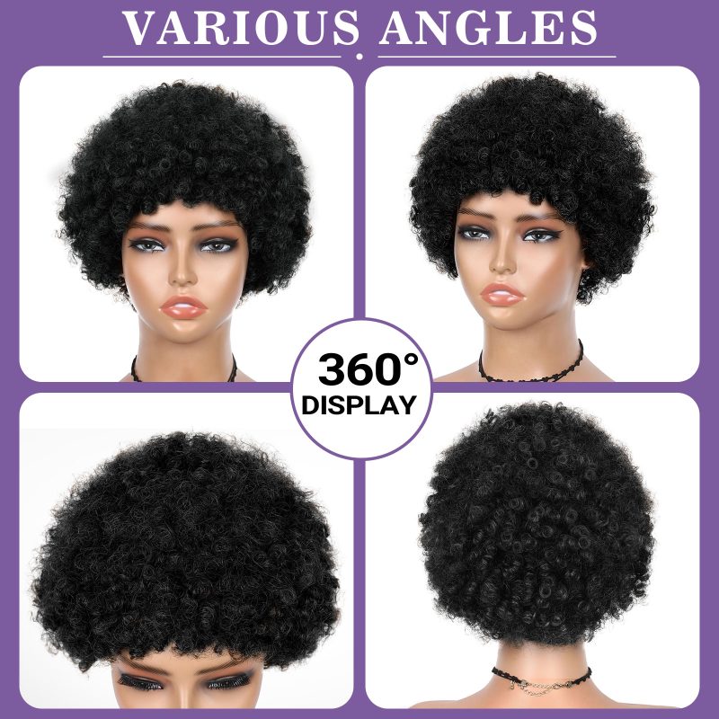 afro curly wig