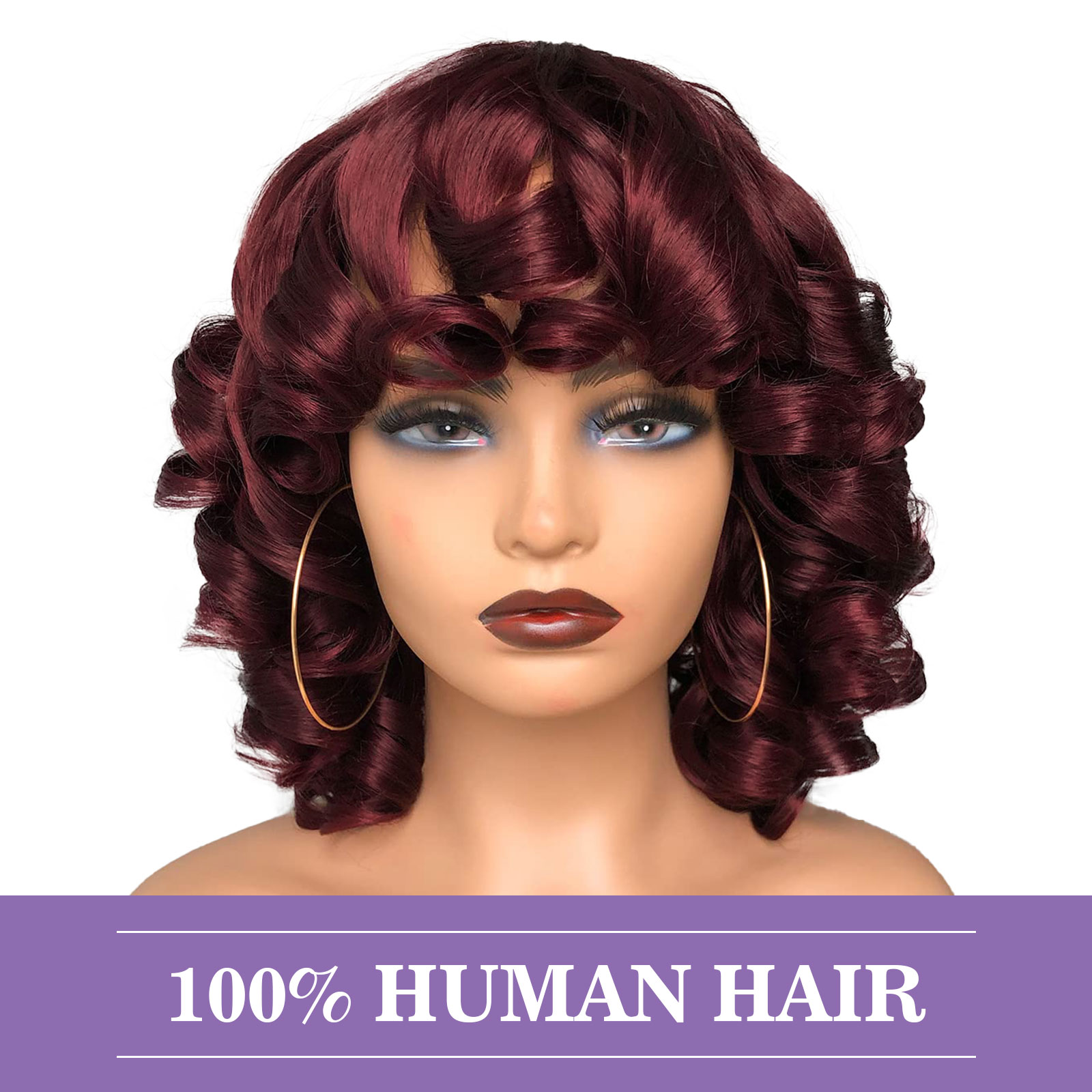 short curly bob wig