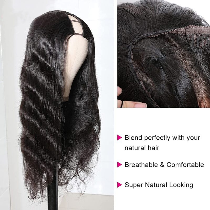 glueless wig human hair