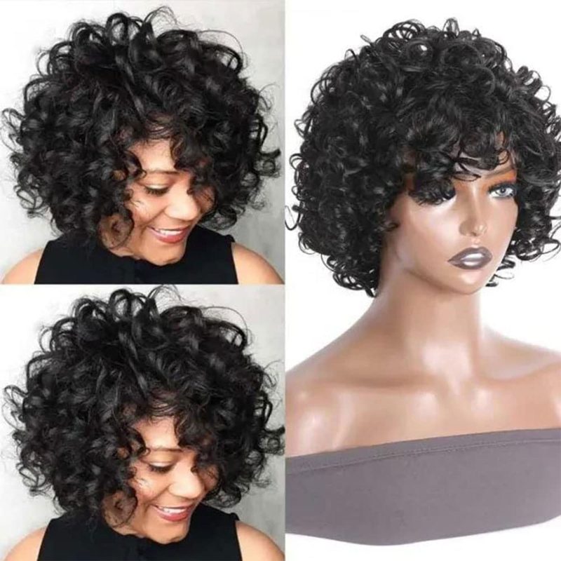 short curly wig