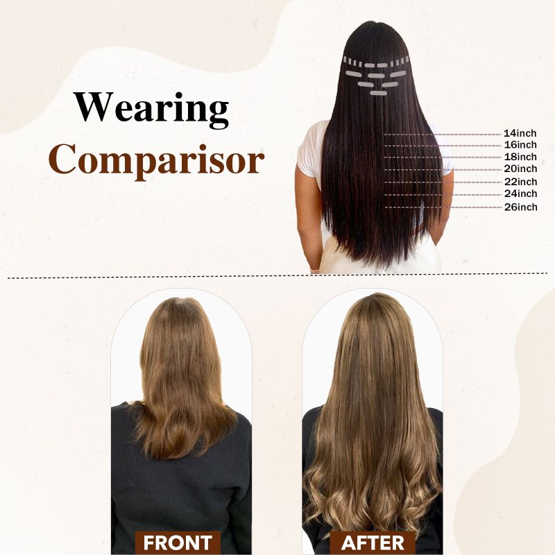 human hair clip in