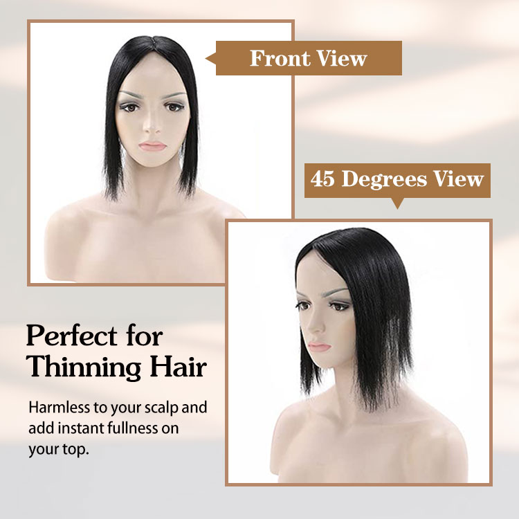 silk base toupee