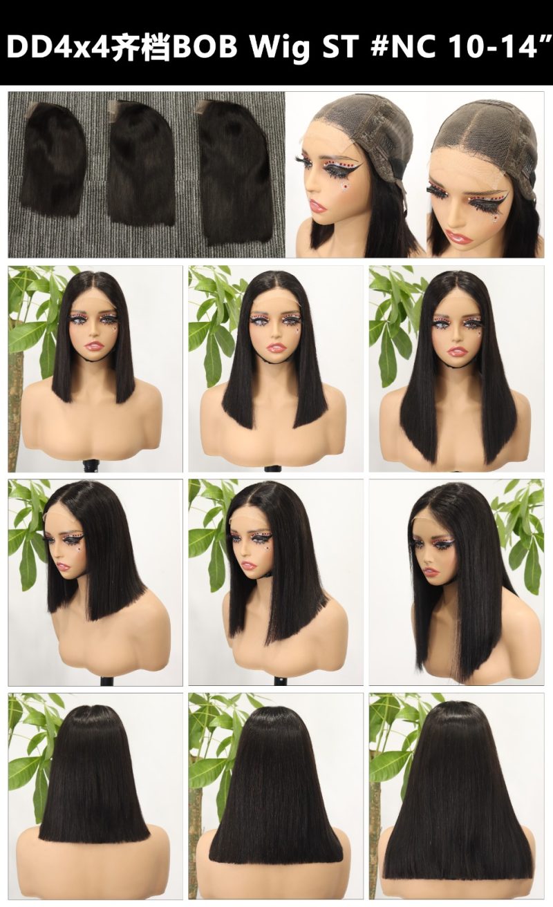 human hair bob wig