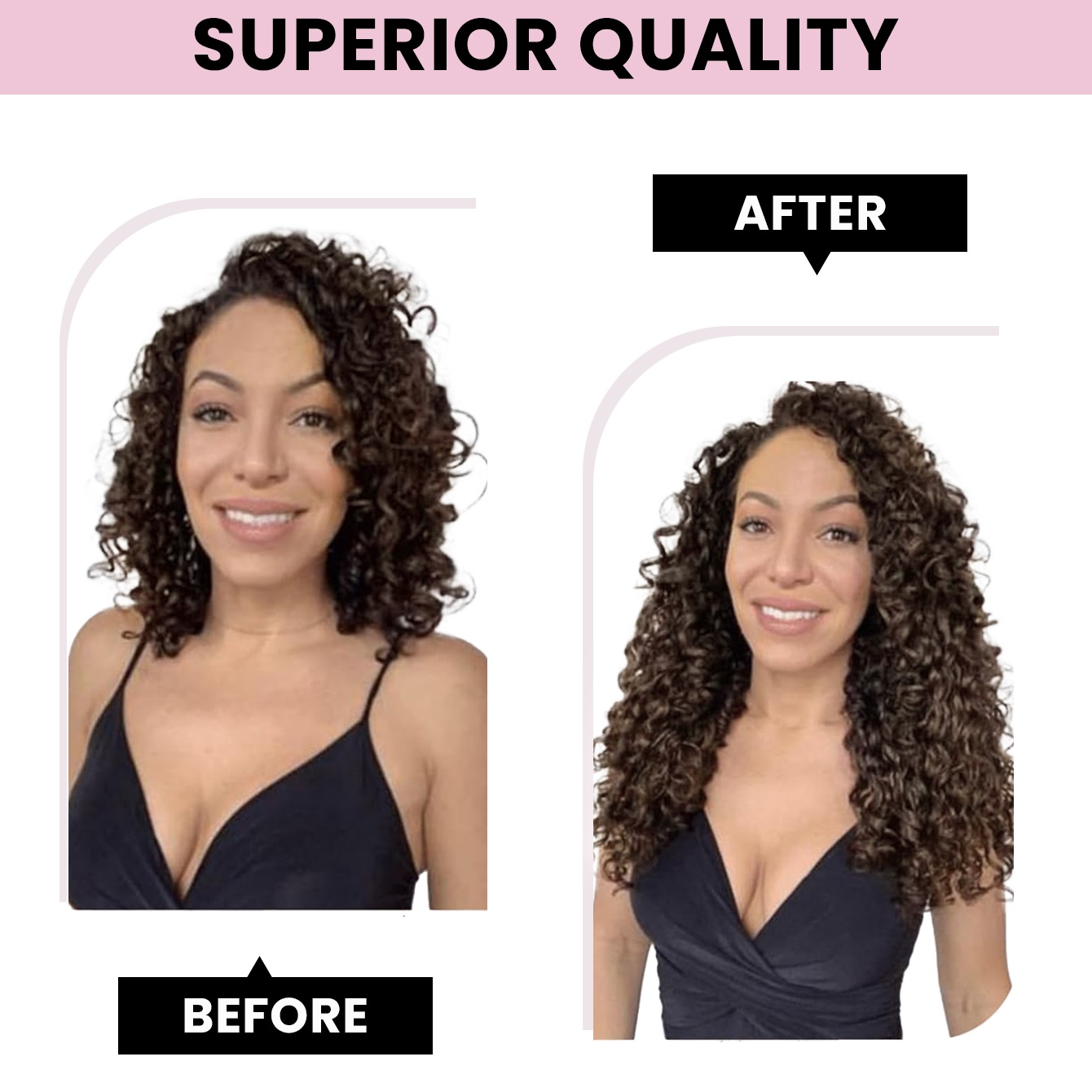 curly human hair