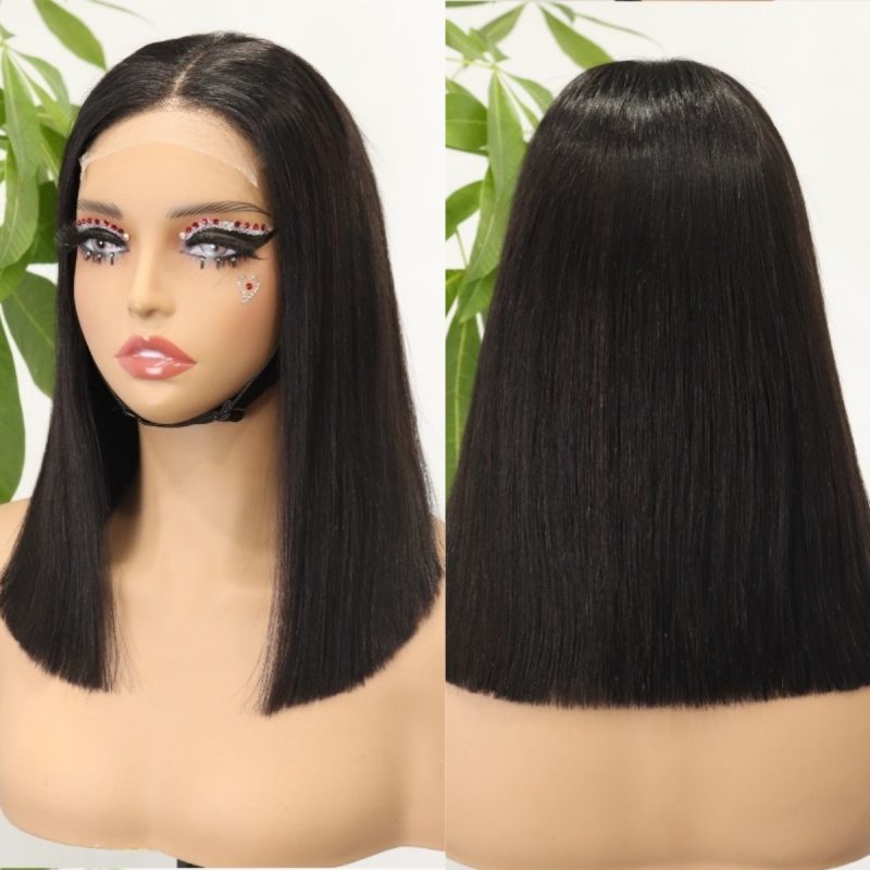 double drawn bob wig