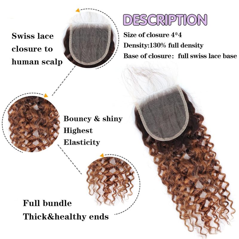 human hair closure