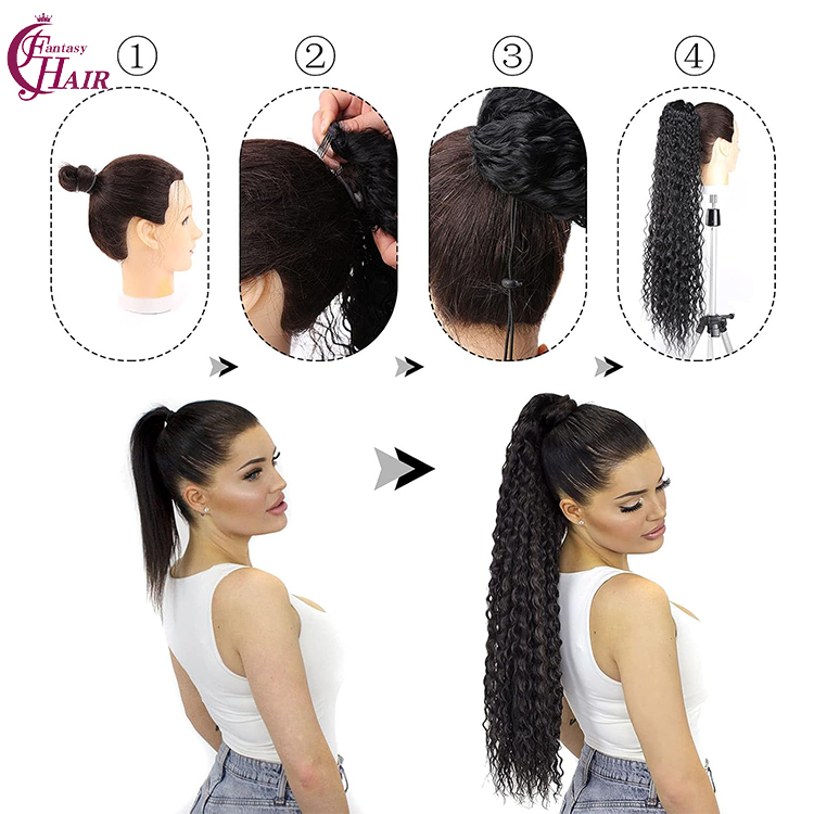 synthetic ponytail