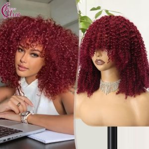 color curly wigs