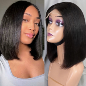human hair bob wigs