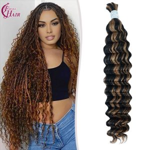 no weft bulk raw human hair bundles