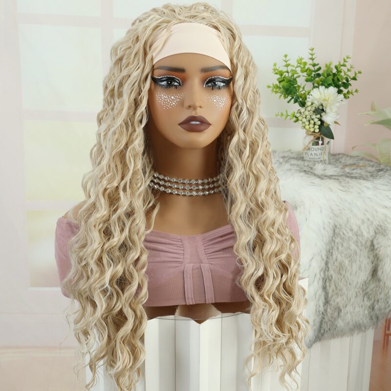 synthetic headband wig