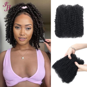 cheveux humains crépus afro