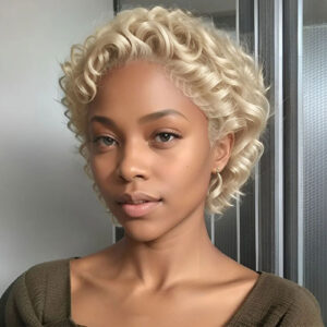 blonde pixie cut wigs
