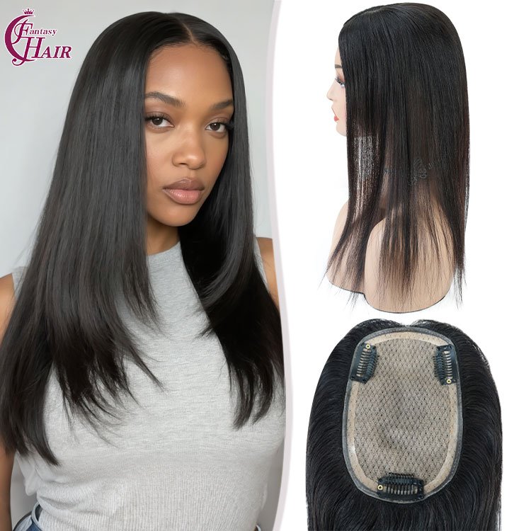 human hair topper