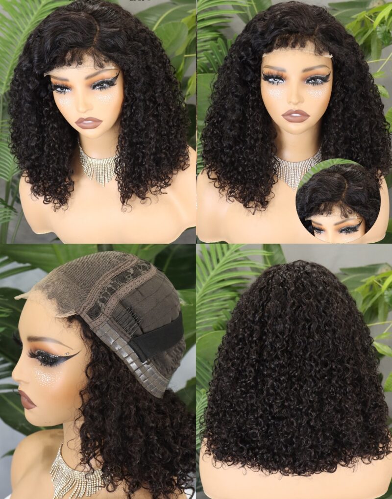 pissy curly bob wig