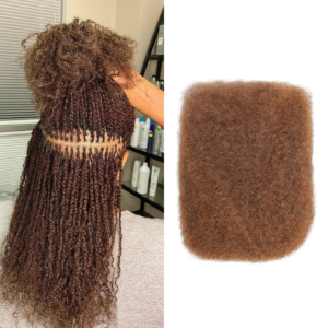 afro bulk human hair
