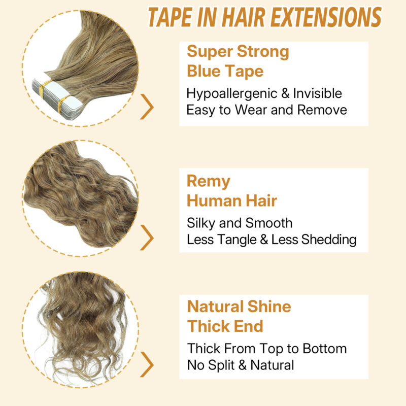 human hair extensions