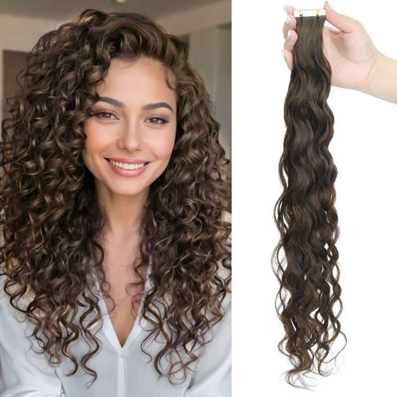 human hair tape extensions