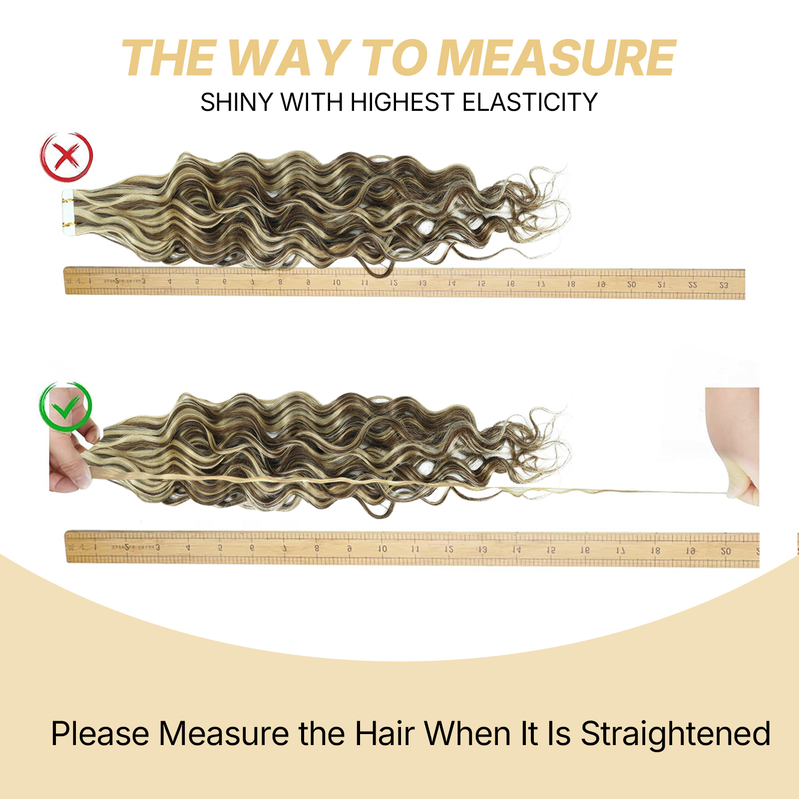 human hair tape in