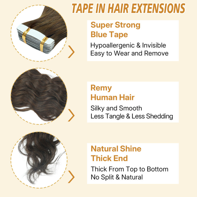 tape in hair