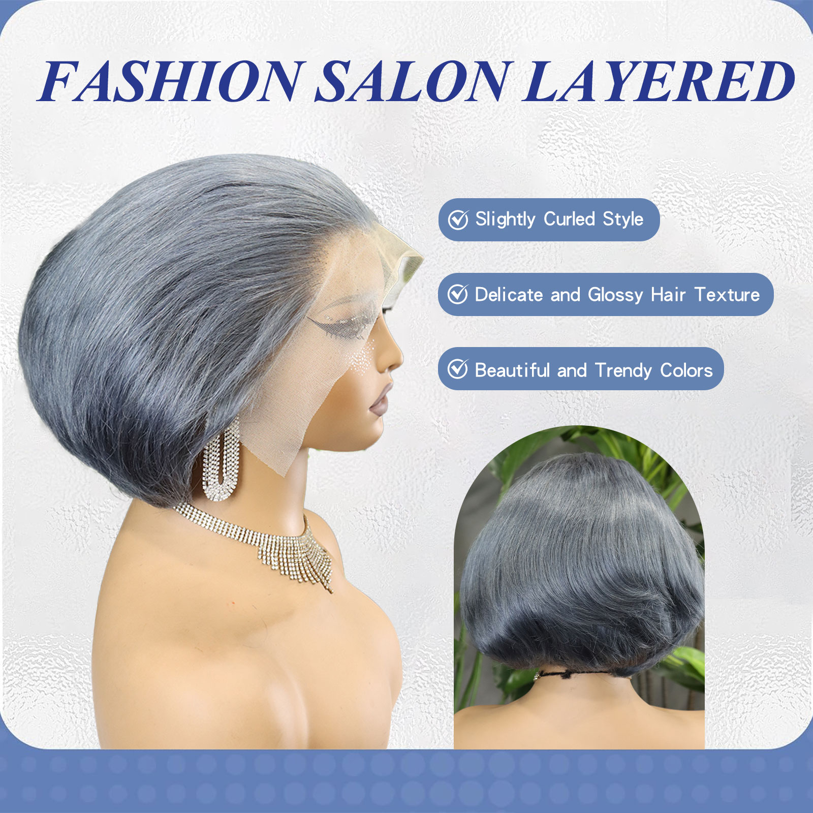 double drawn bob wigs