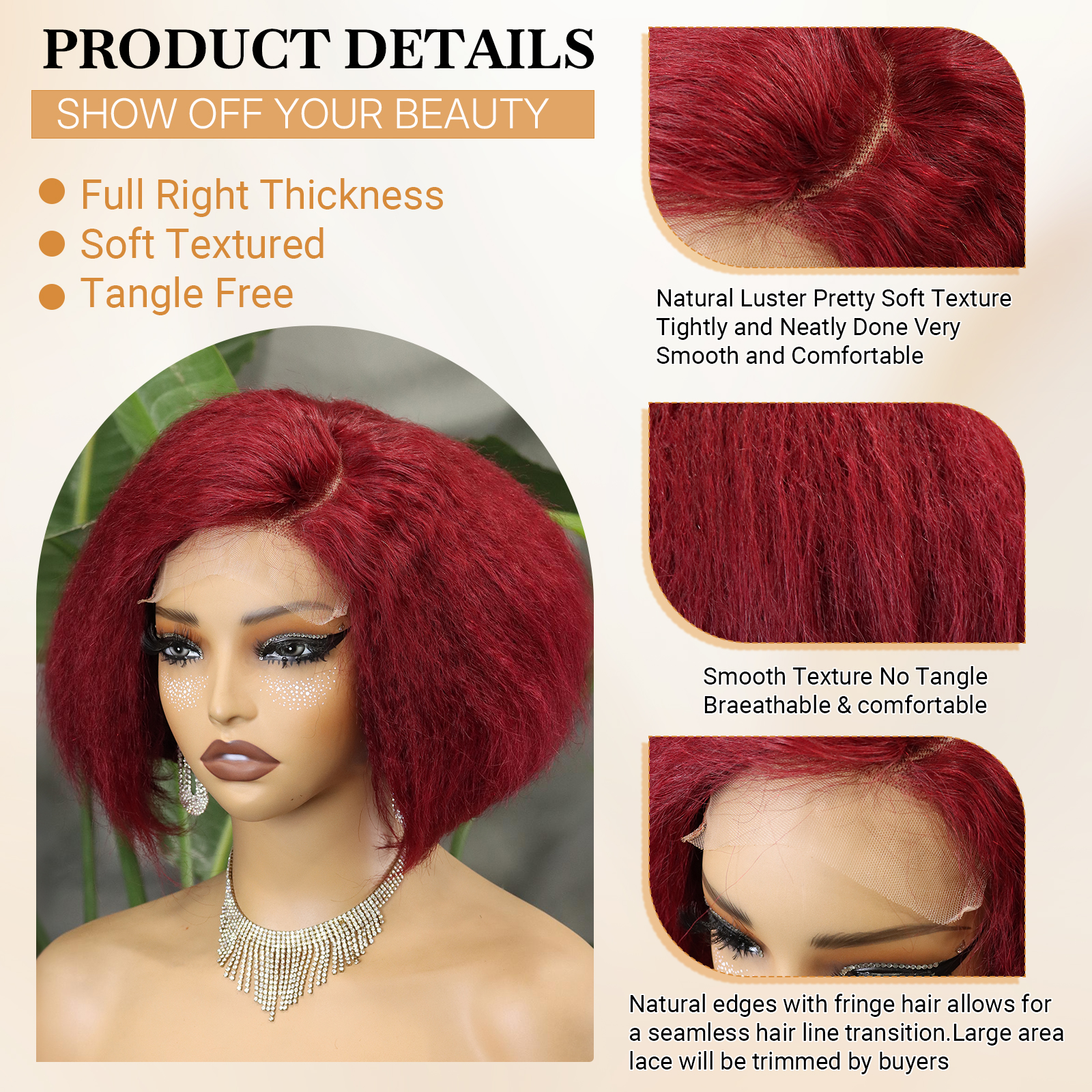 yaki straight bob wigs