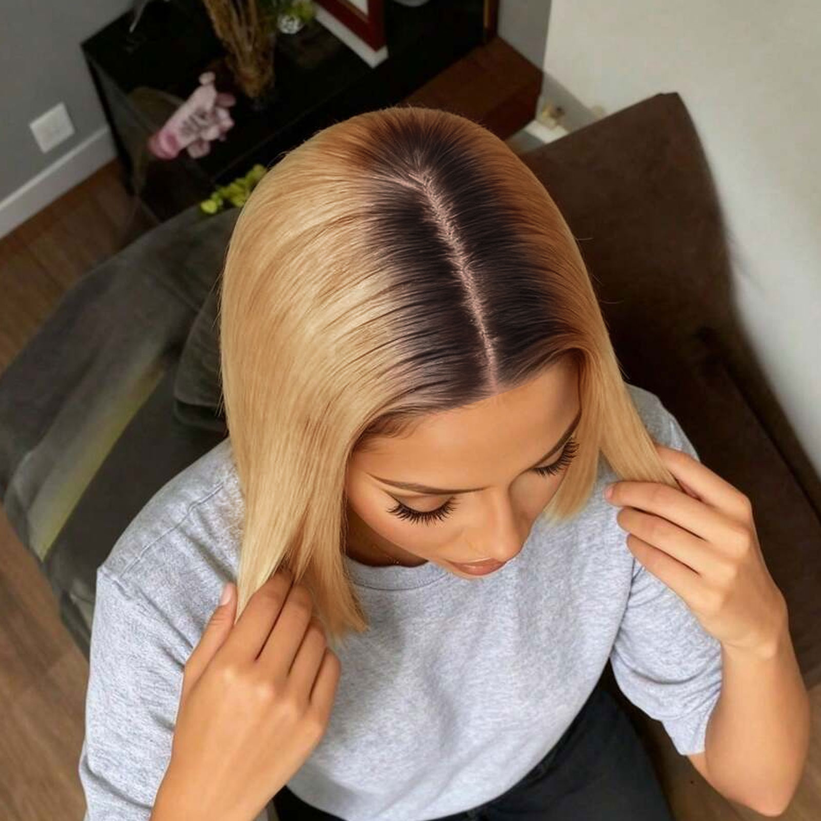 blonde bob wig human hair blonde bob wig human hair