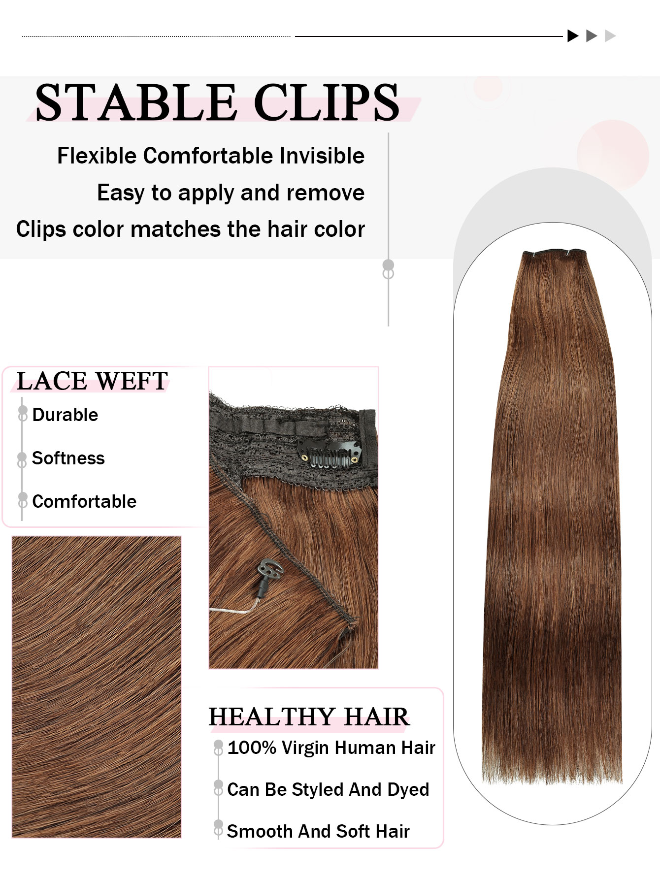 human hair extensions