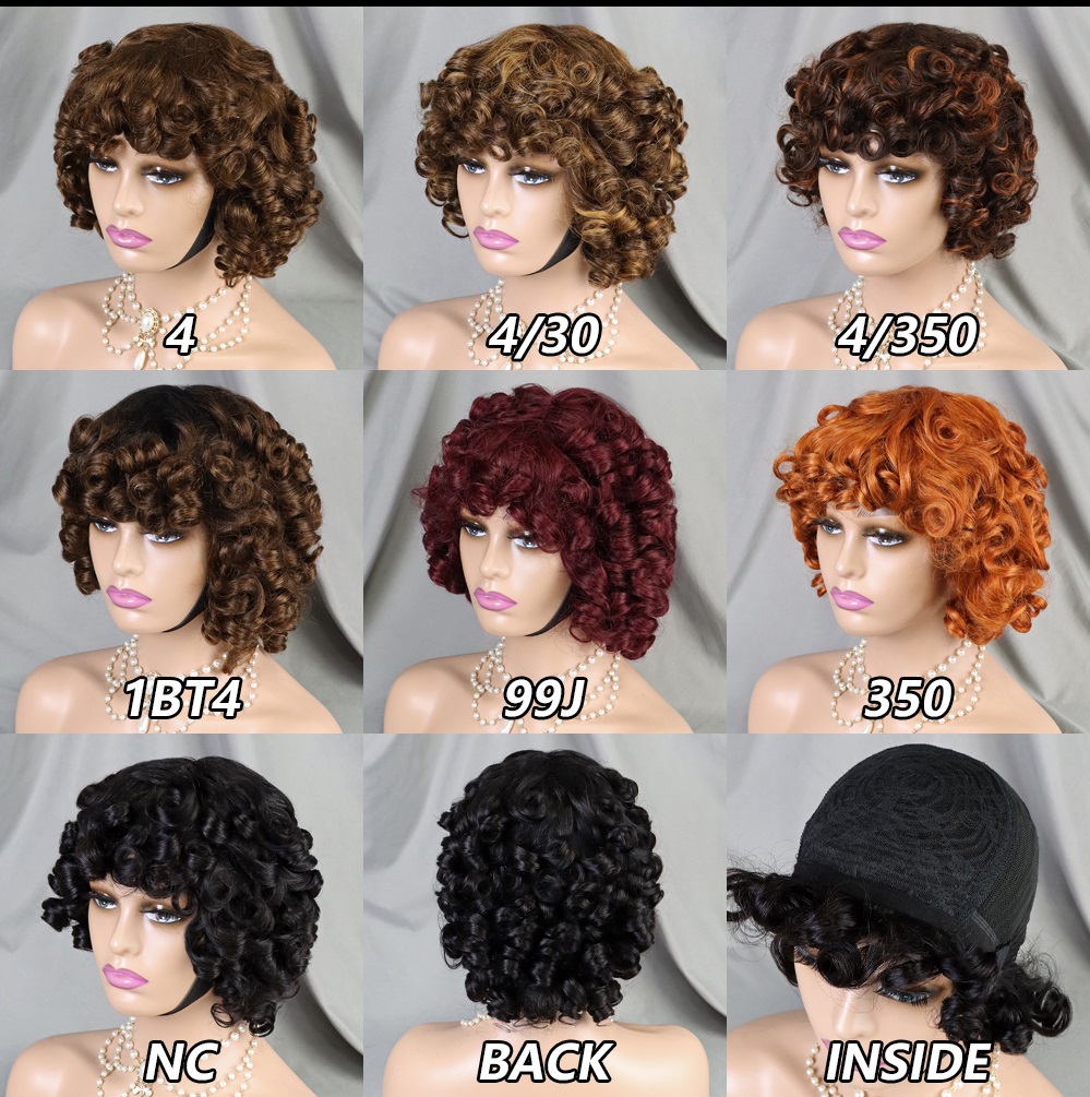 glueless short wig