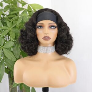 headband bob wig