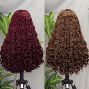 natural wave human hair wig