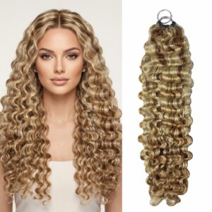 cheveux bouclés birmans au crochet